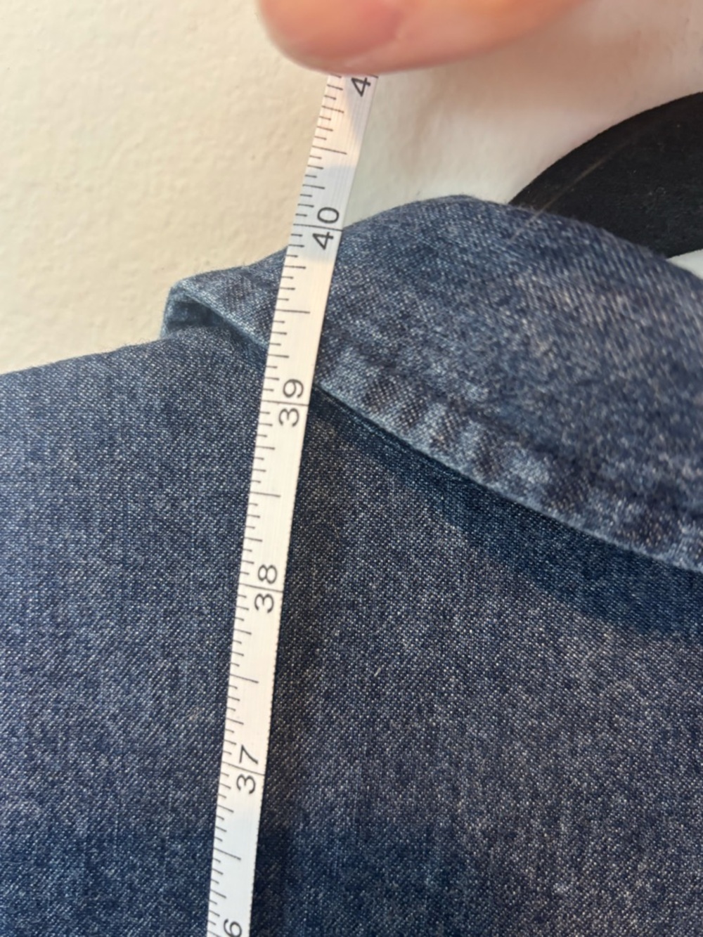 J. Jill Indigo Denim Shirt Dress - Blue - Picture 4 of 4